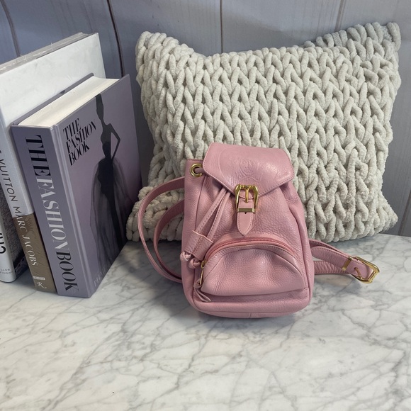 Versace Handbags - Versace Pink Mini Backpack